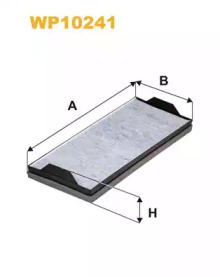 WIX FILTERS wp10241 -  Фильтр воздуха в салоне